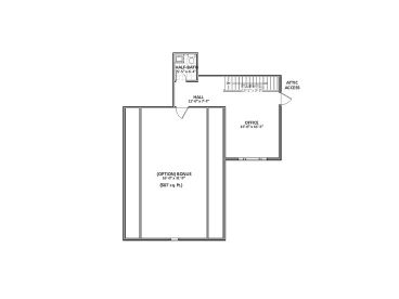 2nd Floor Plan, 067H-0015