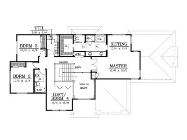 2nd Floor Plan, 026H-0101