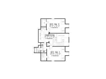 2nd Floor Plan, 054H-0005