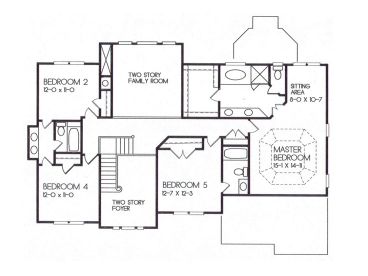 2nd Floor Plan, 045H-0026