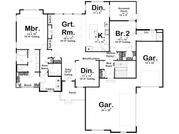 Floor Plan, 050H-0083