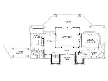 1st Floor Plan, 008H-0044