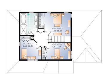 2nd Floor Plan, 027H-0281