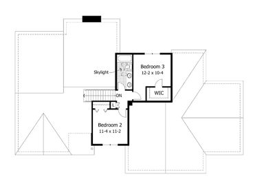 2nd Floor Plan, 023H-0008