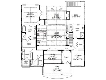 Floor Plan, 053H-0106
