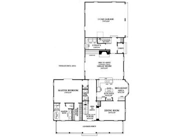 1st Floor Plan, 063H-0079