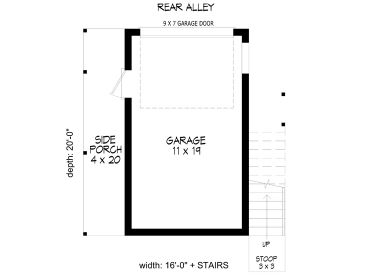 1st Floor Plan, 062G-0466