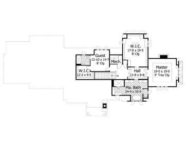 2nd Floor Plan, 023H-0178