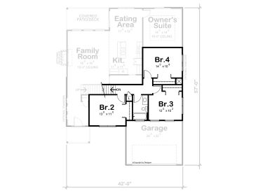 2nd Floor Plan, 031H-0470