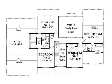 2nd Floor Plan, 049H-0004