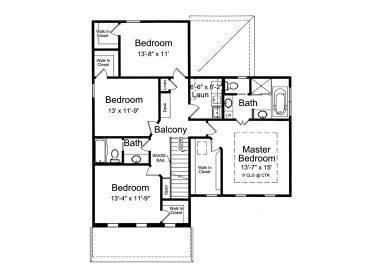 2nd Floor Plan, 046H-0094