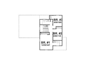 2nd Floor Plan, 016H-0014
