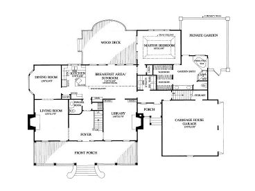 1st Floor Plan, 063H-0174