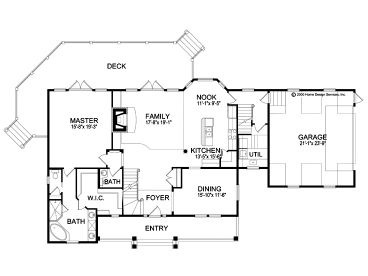 1st Floor Plan, 043H-0249