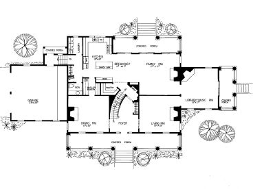 1st Floor Plan, 057H-0014