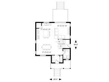 1st Floor Plan, 027H-0485