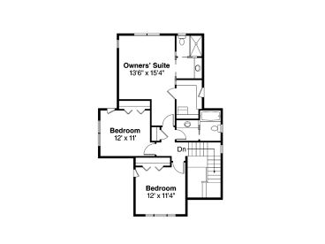 2nd Floor Plan, 051H-0193