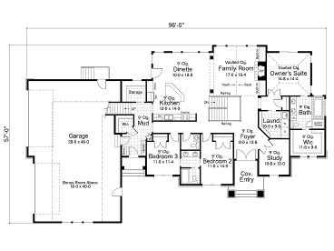 Floor Plan, 023H-0110