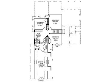 2nd Floor Plan, 044H-0034