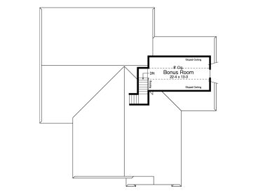 2nd Floor Plan, 023H-0091