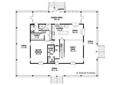 1st Floor Plan, 006H-0058