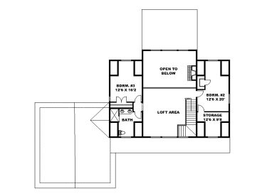 2nd Floor Plan, 012H-0331