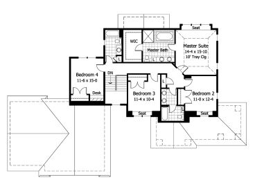 2nd Floor Plan, 023H-0117