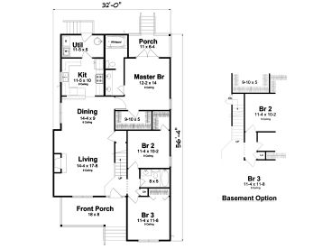 1st Floor Plan, 047H-0076