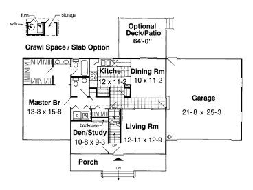 1st Floor Plan, 047H-0053