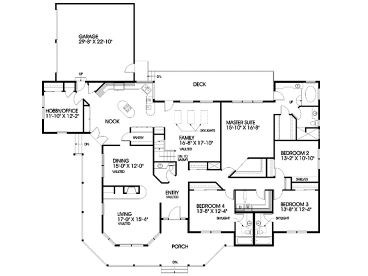 Floor Plan, 013H-0011