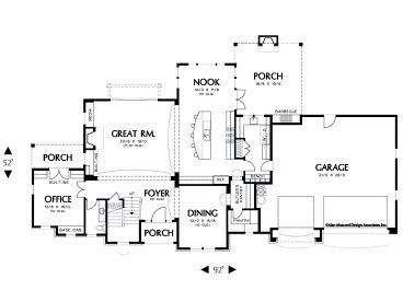 1st Floor Plan, 034H-0050