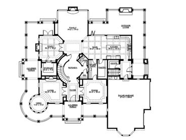 1st Floor Plan, 035H-0093