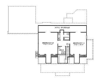 2nd Floor Plan, 008H-0018