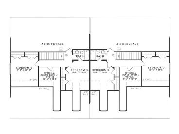 2nd Floor Plan, 025M-0030