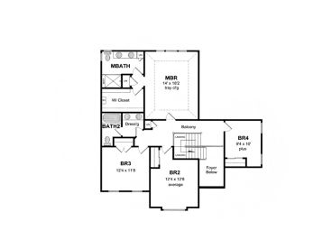 2nd Floor Plan, 014H-0089