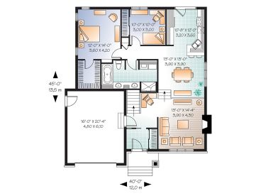 1st Floor Plan, 027H-0256