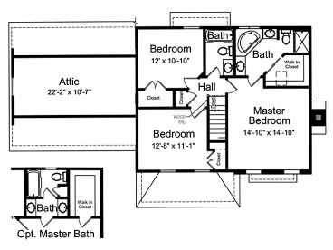 2nd Floor Plan, 046H-0061