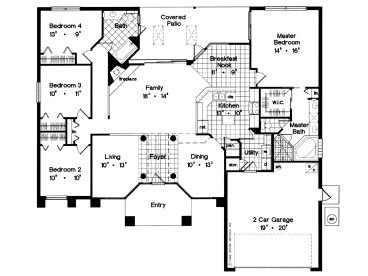 Floor Plan, 043H-0082