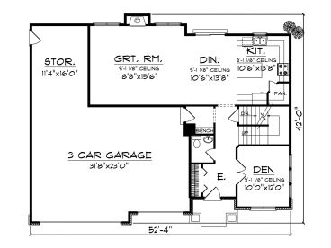 1st Floor Plan, 020H-0260