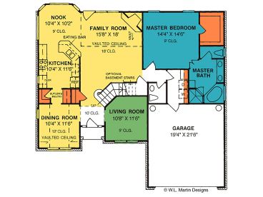 1st Floor Plan, 059H-0031