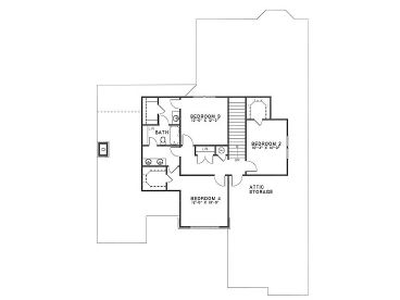 2nd Floor Plan, 025H-0069