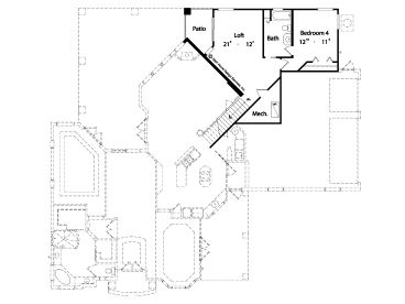 2nd Floor Plan, 043H-0163