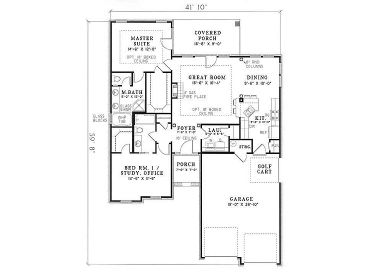 Floor Plan, 025H-0055