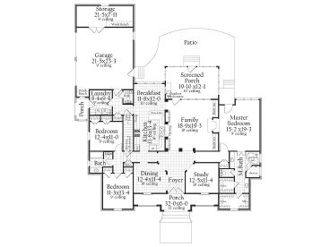 1st Floor Plan, 042H-0011