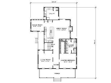 1st Floor Plan, 008H-0025