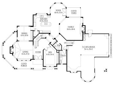 1st Floor Plan, 035H-0029
