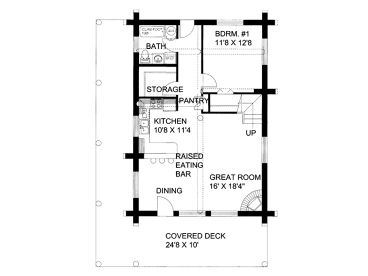 1st Floor Plan, 012L-0080