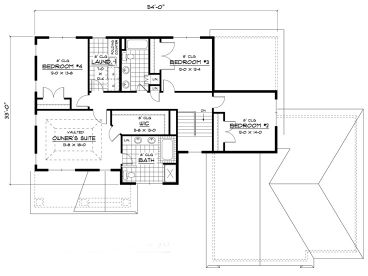 2nd Floor Plan, 023H-0074