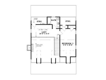 2nd Floor Plan, 025H-0083