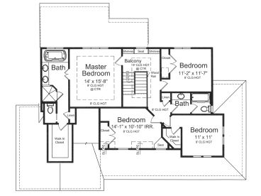 2nd Floor Plan, 046H-0089